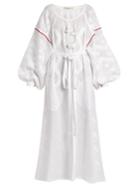 Vita Kin Mina Embroidered Linen Dress