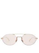 Matchesfashion.com Dior Homme Sunglasses - Diorchroma3 Round Frame Metal Sunglasses - Mens - Gold