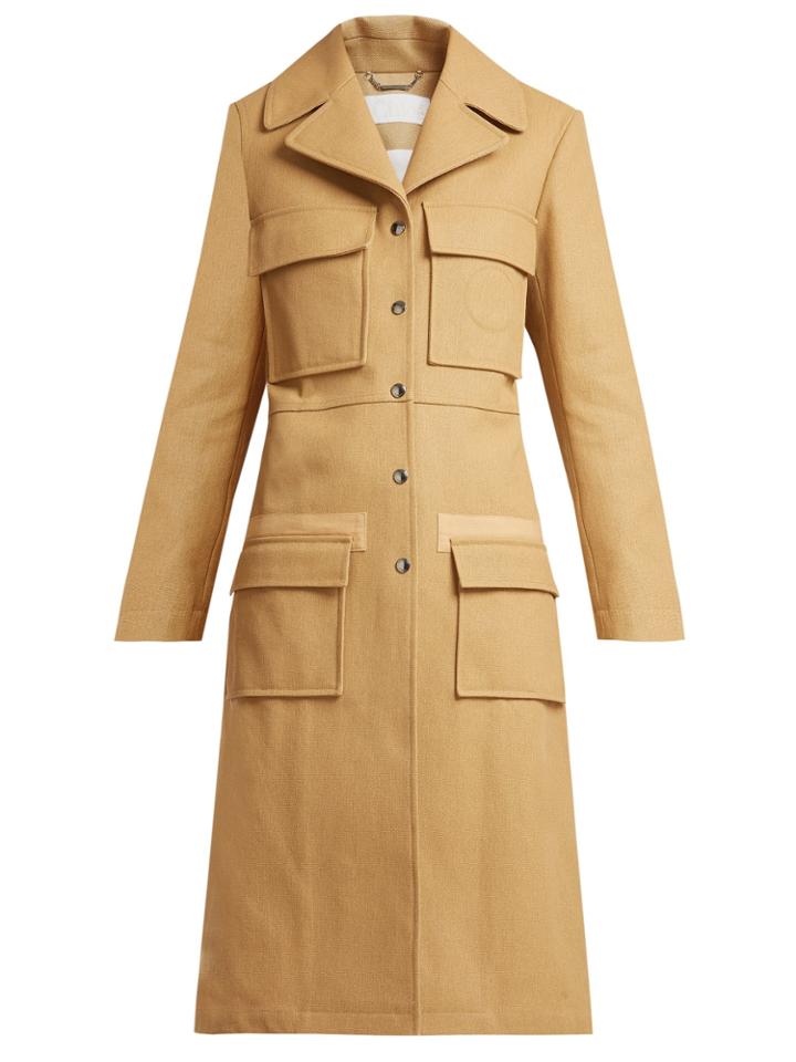 Chloé Patch-pocket Cotton Coat