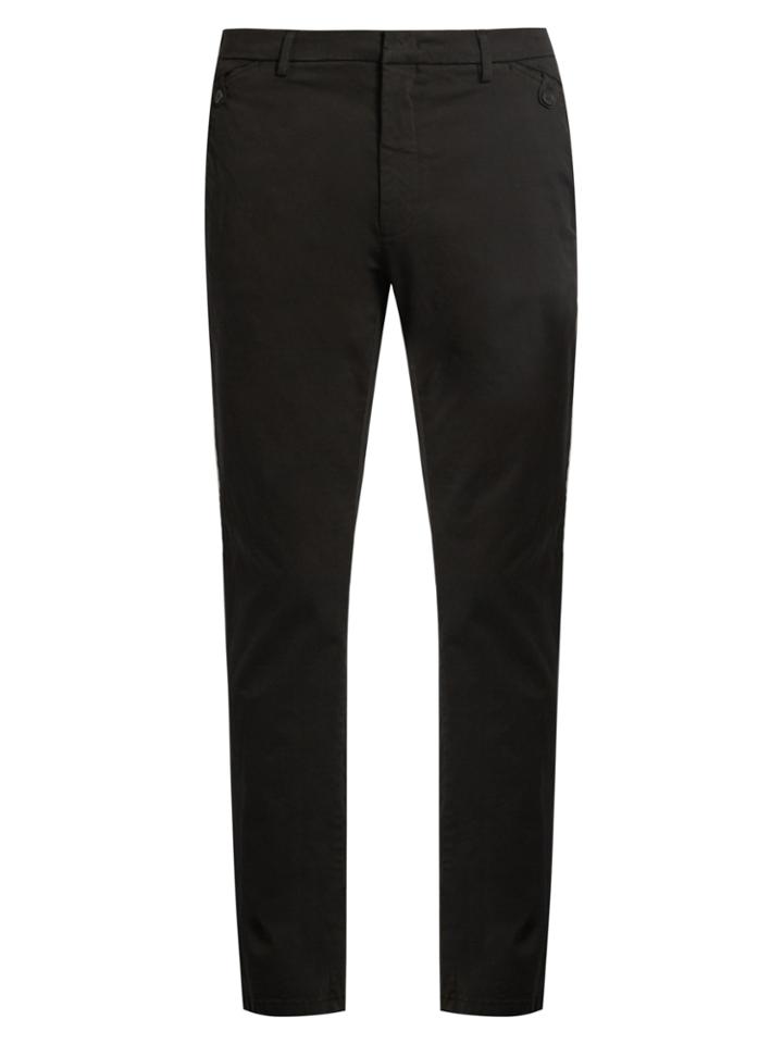 Bottega Veneta Slim-leg Stretch-cotton Chino Trousers