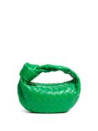 Bottega Veneta - The Jodie Mini Intrecciato-leather Clutch Bag - Womens - Green