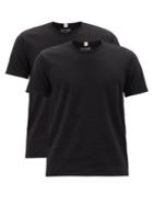 Matchesfashion.com Lady White Co. - Our Pack Of Two Cotton-jersey T-shirts - Mens - Black