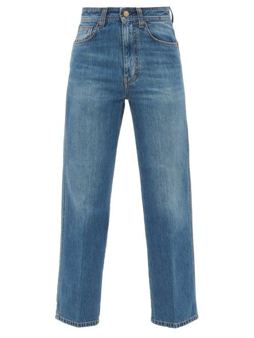 Victoria Beckham - Stevie Cropped Straight-leg Jeans - Womens - Denim