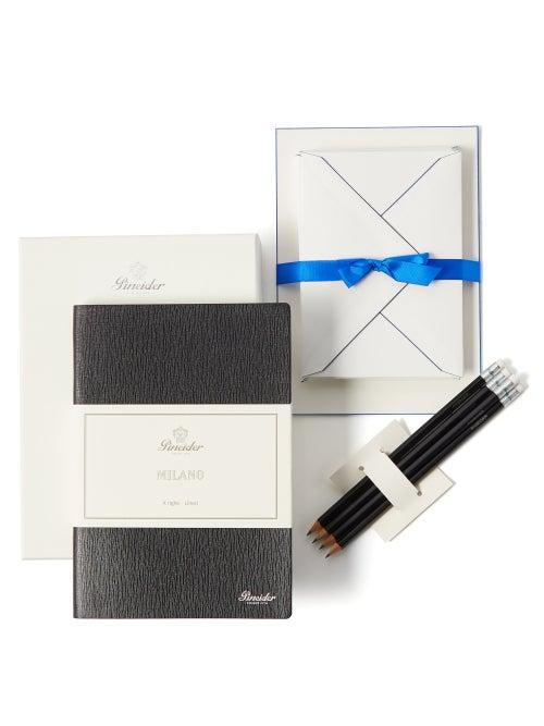 Pineider - London Eye Pencil, Paper & Notebook Set - Mens - Black