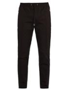Matchesfashion.com Dolce & Gabbana - Cotton Blend Track Style Trousers - Mens - Black