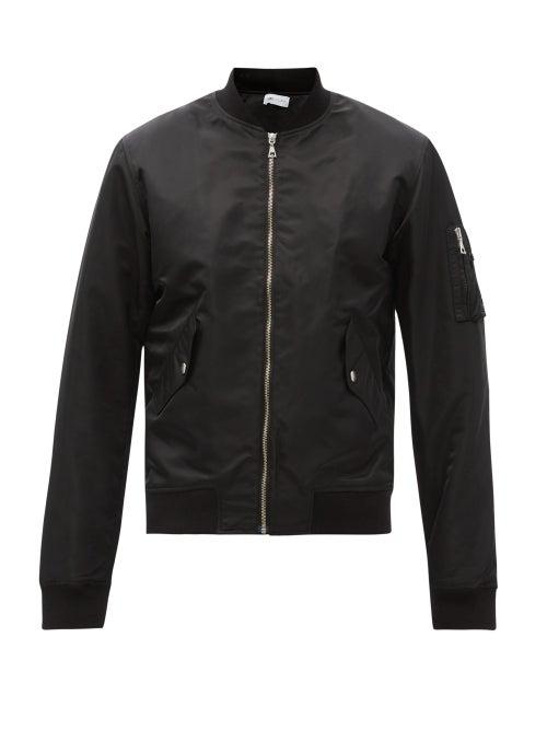 Matchesfashion.com John Elliott - Bogot Ii Zipped Taffeta Bomber Jacket - Mens - Black