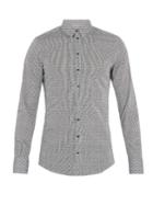 Dolce & Gabbana Single-cuff Polka-dot Print Cotton-blend Shirt