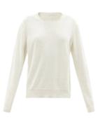 Ladies Rtw The Row - Cadmo Linen-blend Sweater - Womens - Ivory