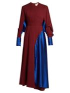 Roksanda Viviana Colour-block Georgette Dress