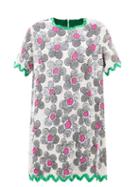 Ashish - Daisy-sequinned Mini Dress - Womens - White Multi