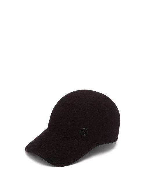 Matchesfashion.com Maison Michel - Felt Cap - Womens - Black