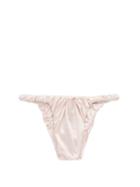 Matchesfashion.com Isa Boulder - Jessie Gathered High-leg Bikini Briefs - Womens - Light Pink