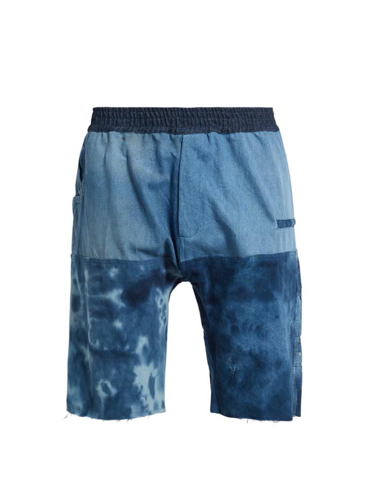 Longjourney Hangar Tie-dye Cotton Shorts