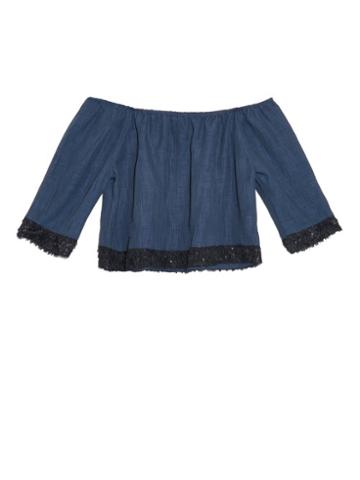 Vmt Barcelona Pina Off-the-shoulder Top