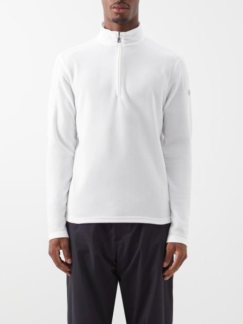 Bogner - Harrison Quarter-zip Thermal Base-layer Top - Mens - White