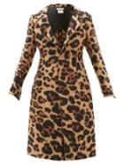 Matchesfashion.com Bottega Veneta - Leopard Jacquard Single Breasted Coat - Womens - Leopard