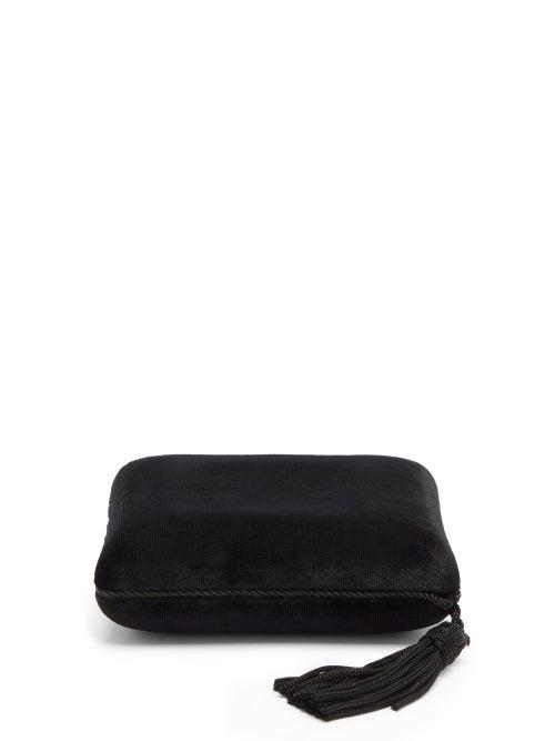 Matchesfashion.com Sophie Bille Brahe - Tasselled Velvet Jewellery Box - Womens - Black