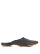 Matchesfashion.com Derek Rose - Morgan Leather Slipper Shoes - Mens - Navy