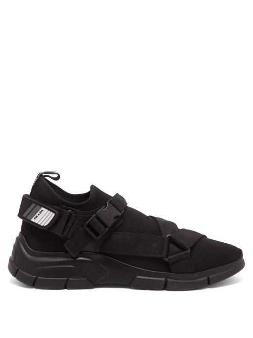 Matchesfashion.com Prada - Xy Neoprene Low Top Trainers - Mens - Black