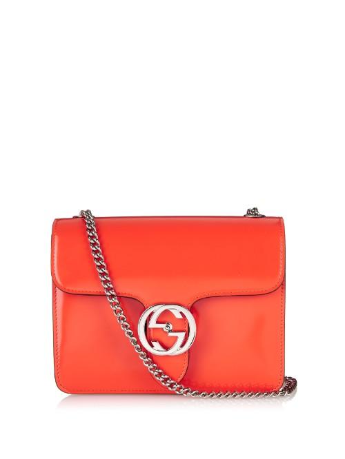Gucci Line B Mini Patent-leather Cross-body Bag