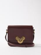 Isabel Marant - Elda Mini Leather Cross-body Bag - Womens - Burgundy