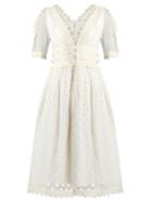 Zimmermann Winsome Tea Broderie-anglaise Cotton Midi Dress