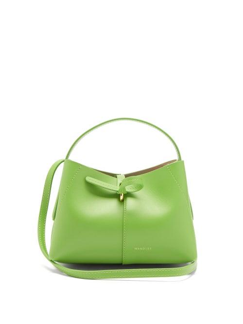 Matchesfashion.com Wandler - Ava Mini Leather Cross-body Bag - Womens - Green