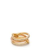 Matchesfashion.com Spinelli Kilcollin - Mozi 18kt Gold, Rose Gold & Diamond Ring - Womens - Gold