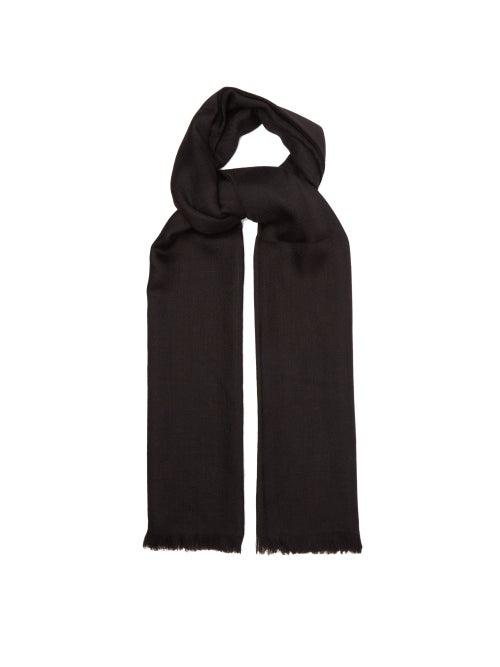 Raey - Superfine Alpaca Scarf - Womens - Black
