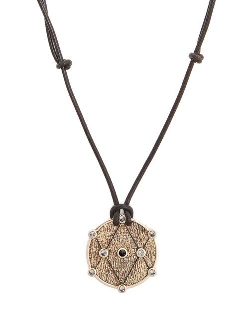 Matchesfashion.com Ara Vartanian - X Kate Moss Diamond, Amethyst & Gold Necklace - Womens - Gold
