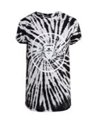 Balmain Circular Logo-print Tie-dye Effect T-shirt