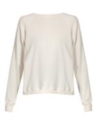 Bliss And Mischief Raglan-sleeved Jersey Sweatshirt