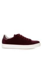 Anya Hindmarch Wink Low-top Velvet Trainers
