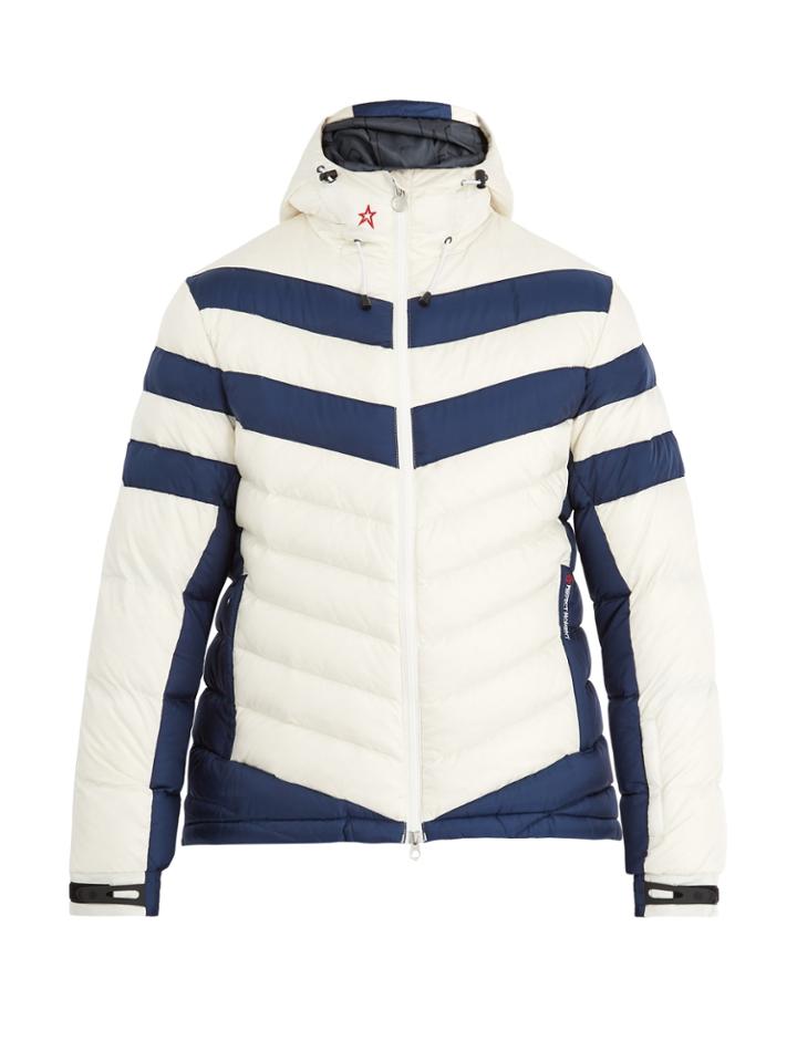 Perfect Moment Chatel Chevron-panel Quilted-down Ski Jacket