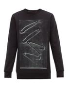 Matchesfashion.com Paul Smith - Safety Pin-print Cotton-jersey Sweatshirt - Mens - Black