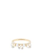 Matchesfashion.com Delfina Delettrez - Two In One Diamond, Pearl & 18kt Gold Ring - Womens - Pearl