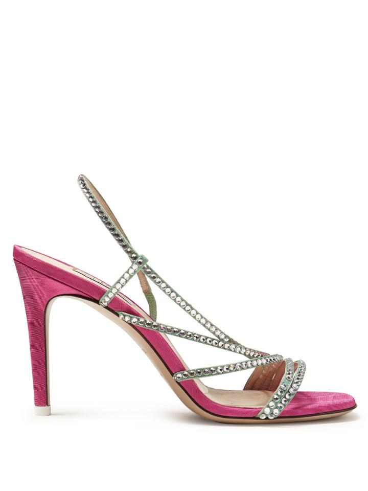Attico Baby Crystal-embellished Sandals