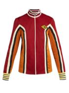 Matchesfashion.com Gucci - Striped Technical Jersey Jacket - Womens - Brown