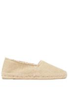 Matchesfashion.com Castaer - Kito Glitter-canvas Espadrilles - Womens - Gold