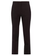 Matchesfashion.com Tibi - Anson Gabardine Slim Leg Trousers - Womens - Black