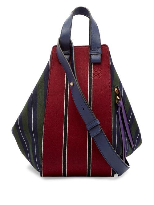 Matchesfashion.com Loewe - Hammock Leather And Fabric Tote - Womens - Multi