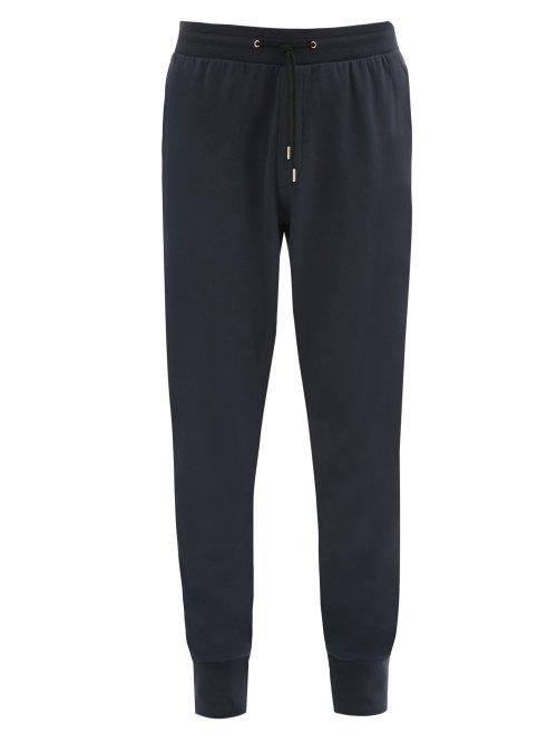 Matchesfashion.com Paul Smith - Artist Stripe Loop Back Cotton Jersey Track Pants - Mens - Navy