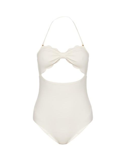 Marysia Swim Antibes Scallop-edged Swimsuit
