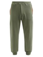 Alexander Mcqueen - Logo-tape Cotton-jersey Track Pants - Mens - Khaki
