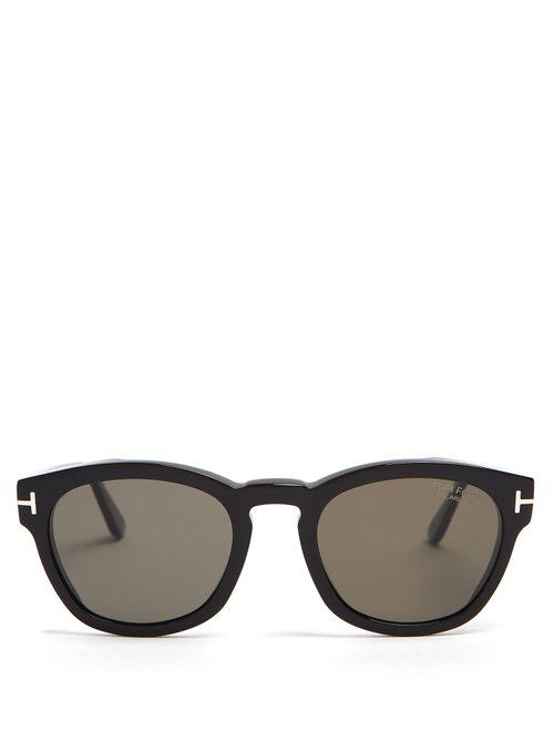 Matchesfashion.com Tom Ford Eyewear - Bryan Acetate Sunglasses - Womens - Black