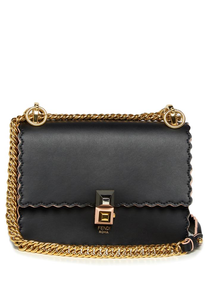 Fendi Kan I Mini Leather Cross-body Bag