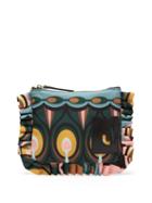 Matchesfashion.com La Doublej - Small Deluxe Frilled-edge Pouch - Womens - Blue Multi