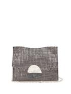 Proenza Schouler Curl Small Tweed And Leather Clutch