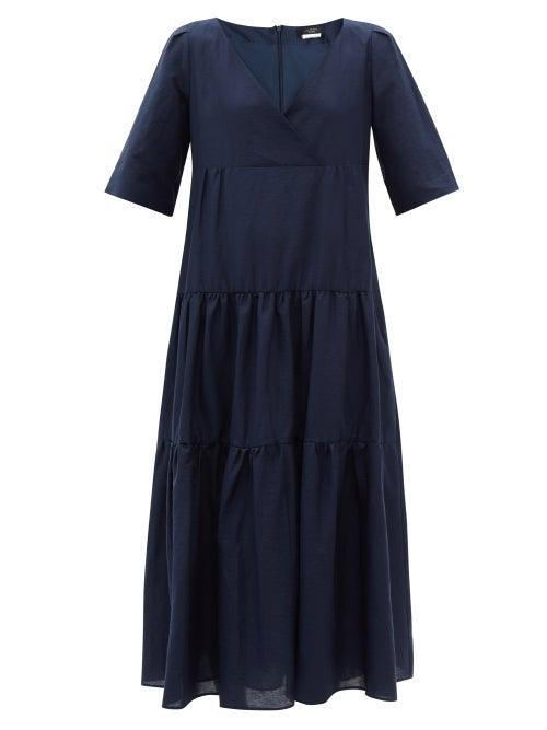 Ladies Rtw Weekend Max Mara - Tevere Dress - Womens - Navy