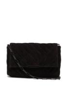 Isabel Marant - Merine Quilted-suede Shoulder Bag - Womens - Black